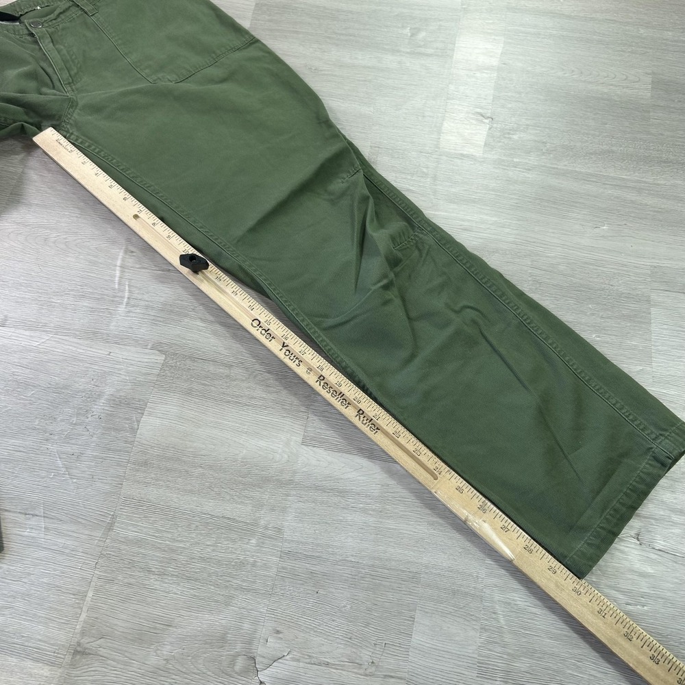 Patagonia Pants Womens 10 Green Cargo Organic Cotton Twill Relaxed Casual - Picture 10 of 13